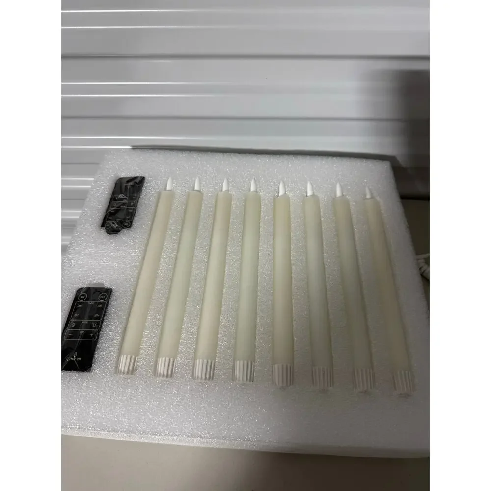 Lumipur 18pc Flickering LED Wax Candle Set